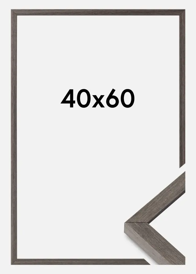 Ram Ares Akrylglas Grey Oak 40x60 cm