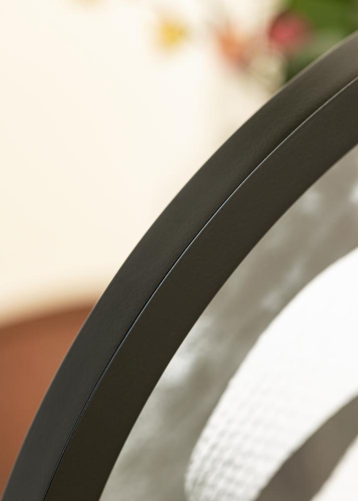 Rund Ram Akrylglas Svart 70 cm Ø