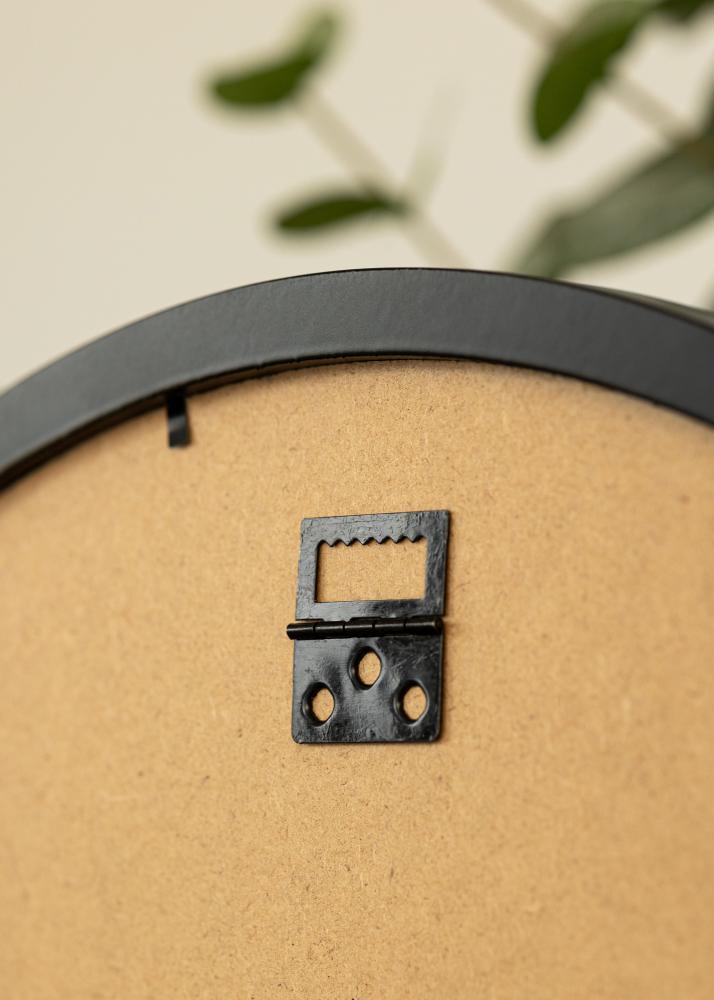 Rund Ram Akrylglas Svart 70 cm Ø