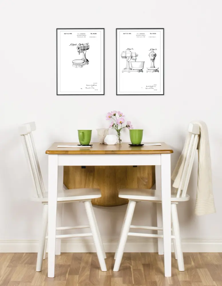 Patentritning - Mixer I Poster
