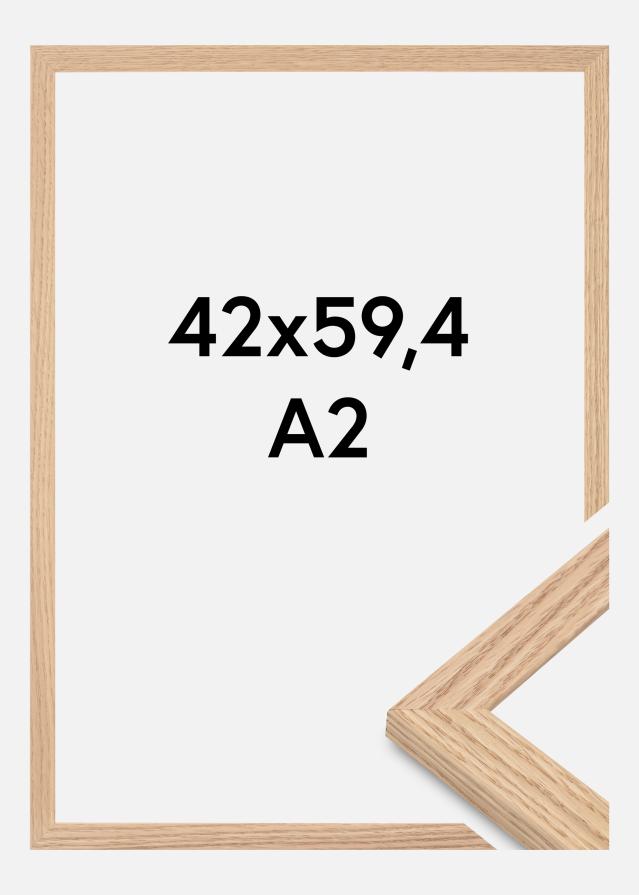 Ram Tidlös Akrylglas Massiv Ek 42x59,4 cm (A2)