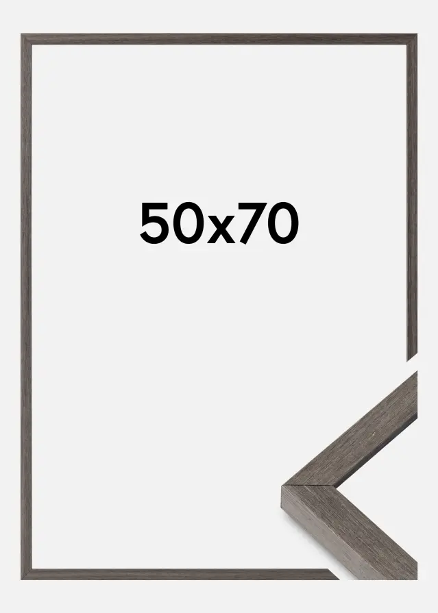 Ram Ares Akrylglas Grey Oak 50x70 cm
