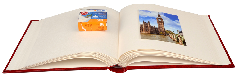 Fotoalbum Henzo Basic Line Röd - 25x24 cm (60 Vita sidor)