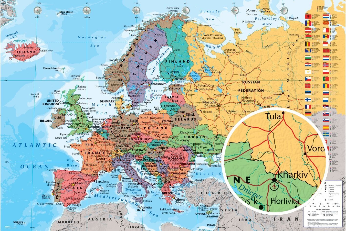 Karta - Europe - BGA