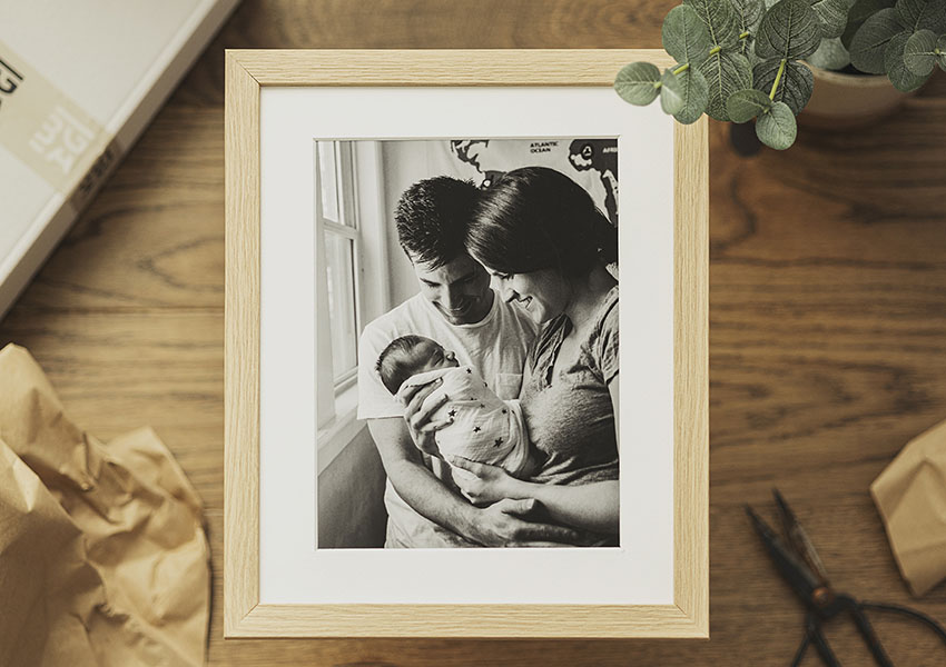 Ram med passepartout